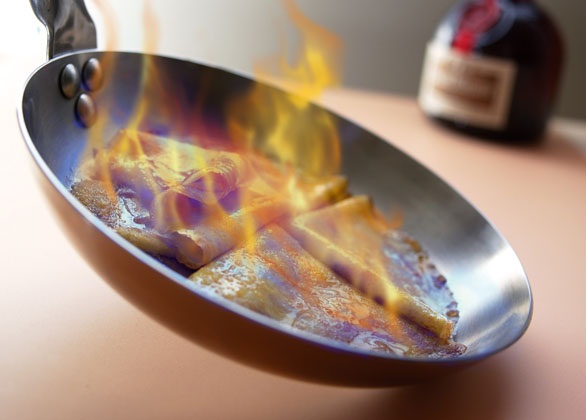 crêpes flambées