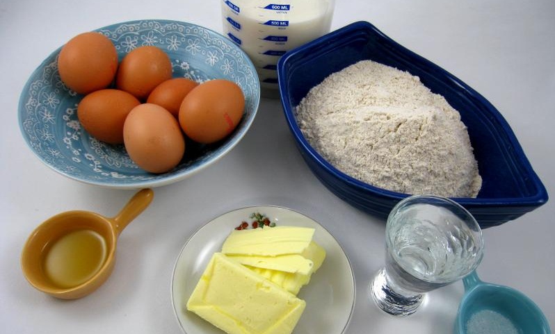 ingredients crêpes